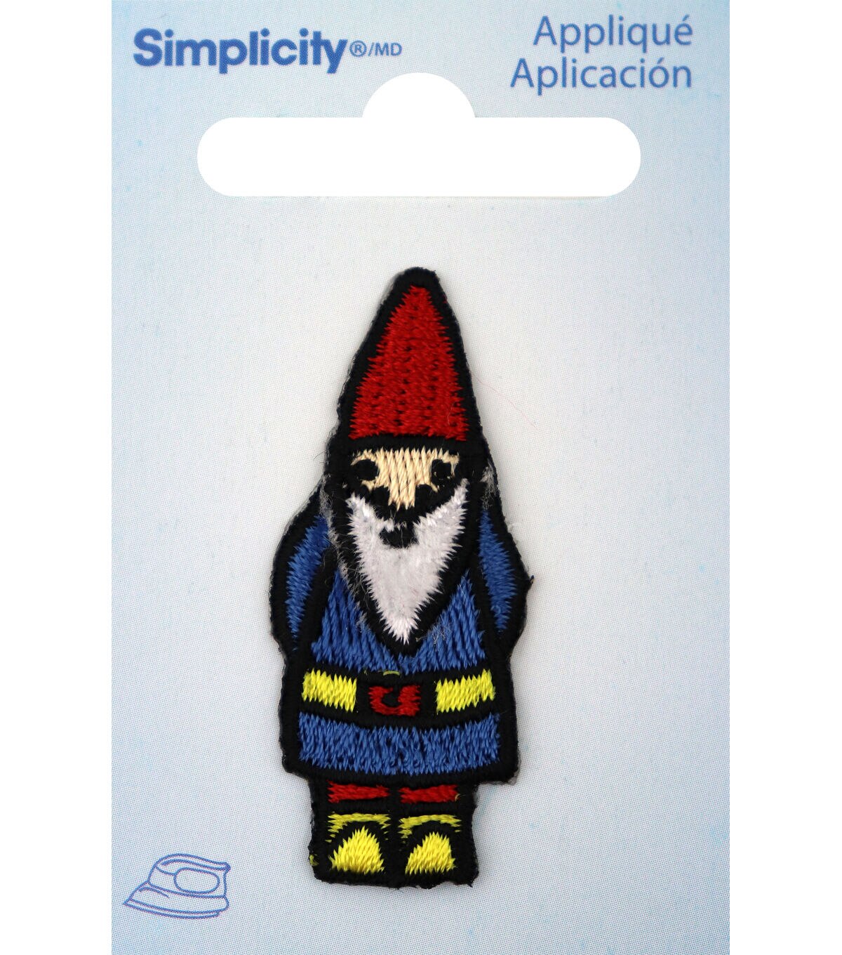 Simplicity 2 Embroidered Gnome Iron On Patch