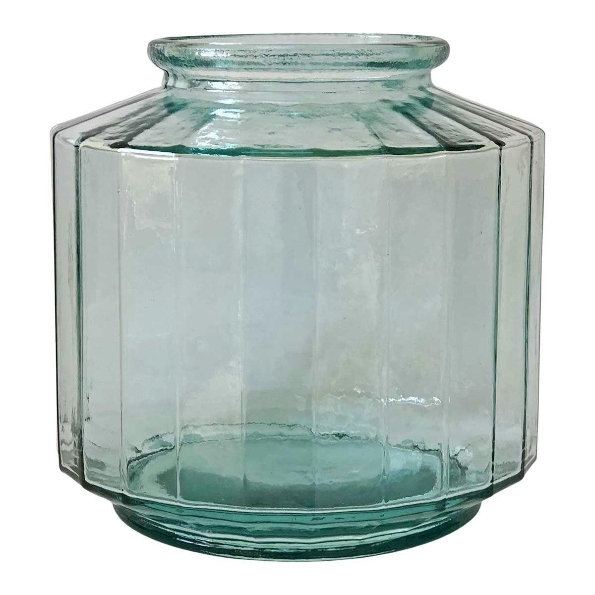 - Vase façon bonbonnière facetté