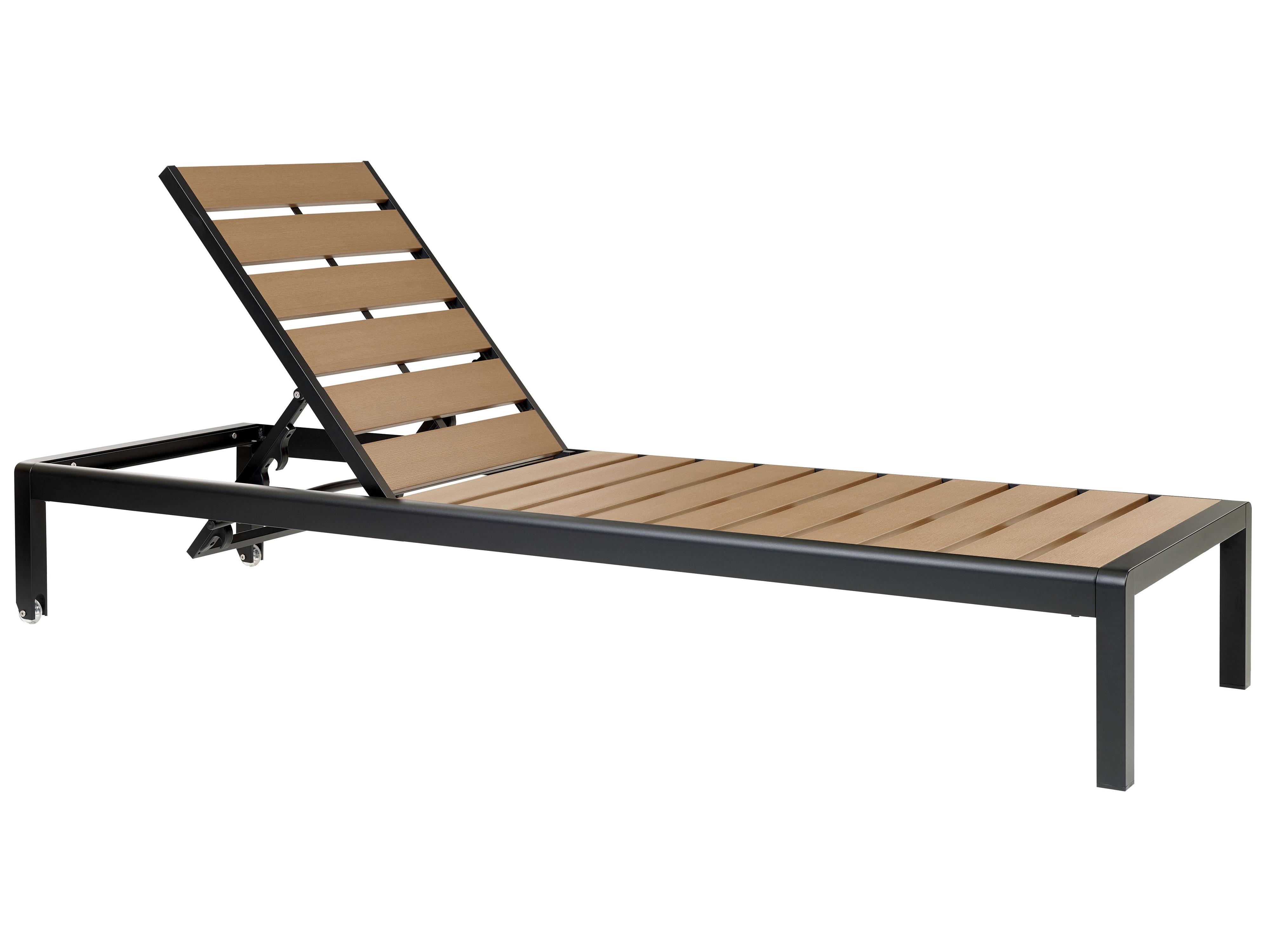 Garden Dining Set with Benches 6 Seater NARDO Brown/ Black