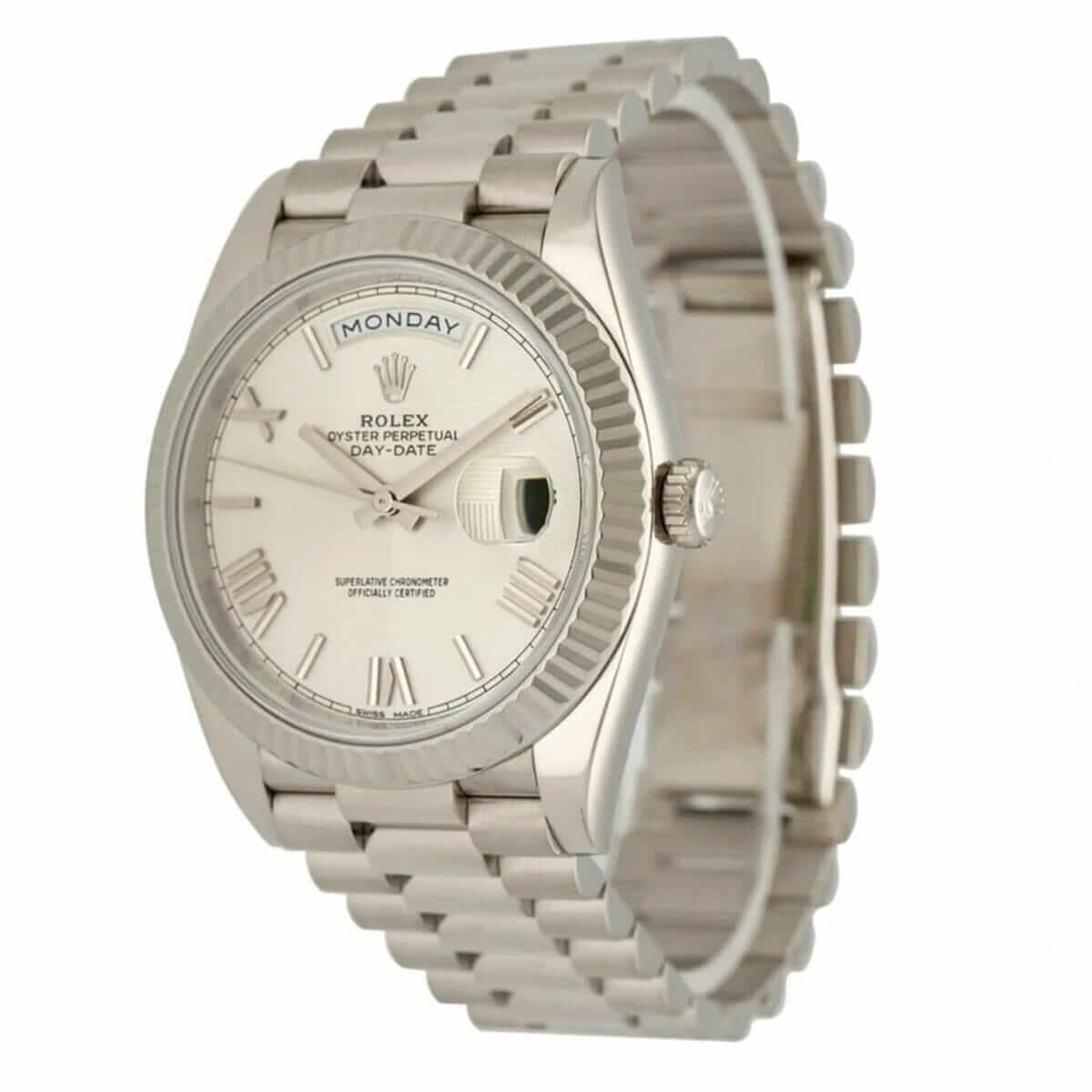 Rolex Day-Date 228239 “White Gold” Next Level Replica