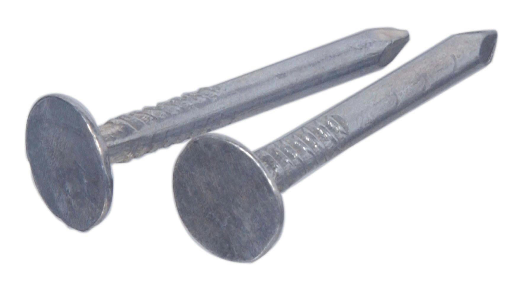 Hillman Galvanized Roofing Large Head Nails, 11 Gauge, 1-1/2-in