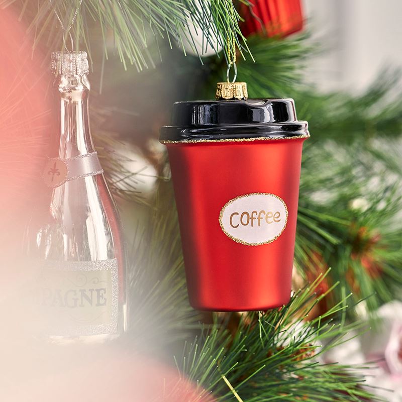 Vintage Glass Coffee Decoration