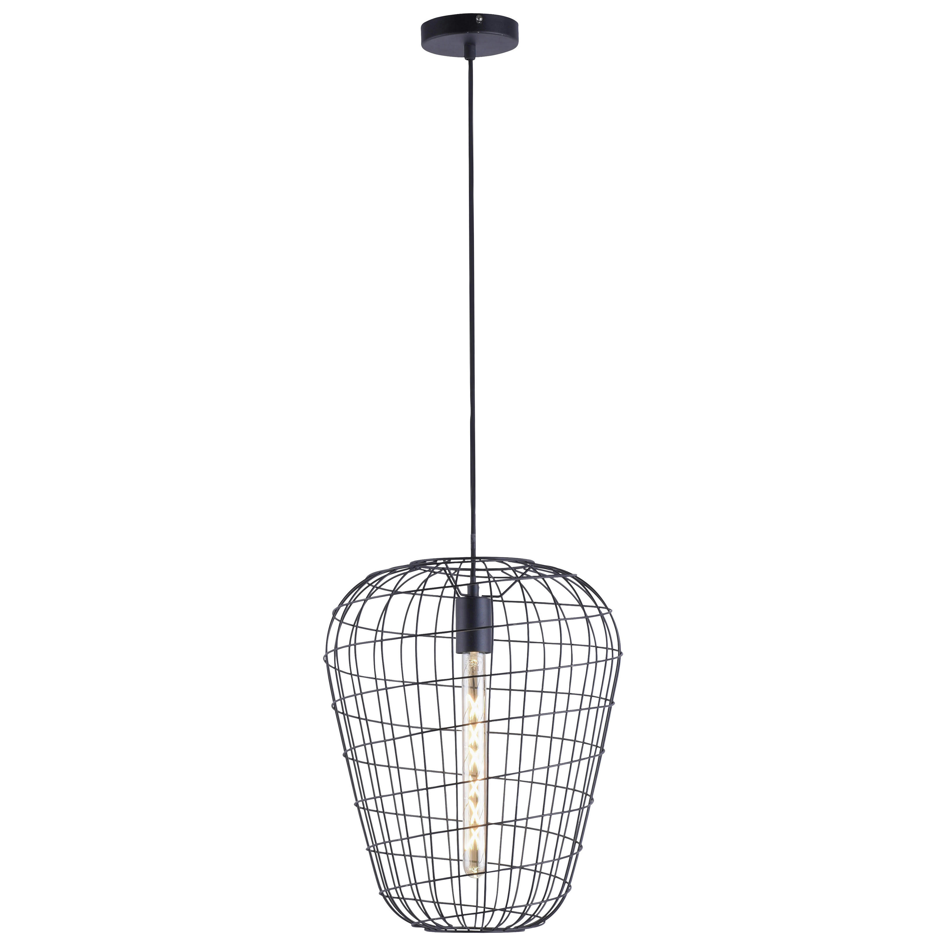 FABIO - Suspension en métal noir