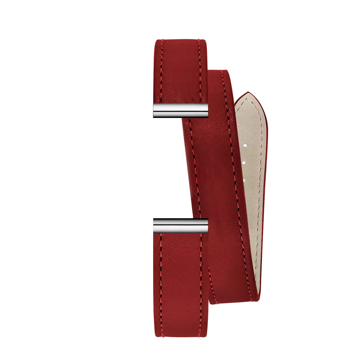ANTARÈS – BRACELET DOUBLE – ROUGE PIMENT