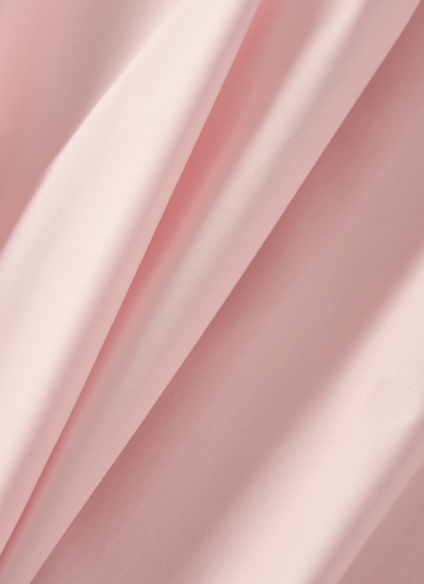 DRAP PLAT UNI EN PERCALE DE COTON PÉTALE