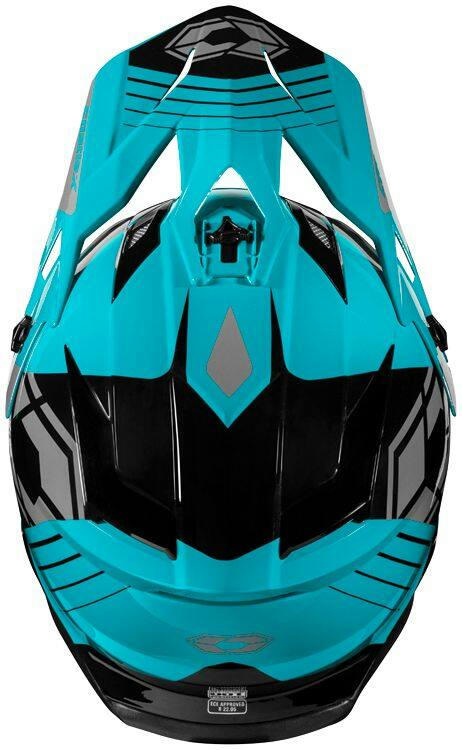 Castle X CX200 Sector MX Helmet, Turquoise