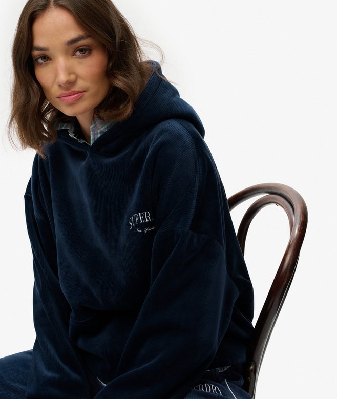 Country Club Velour Relaxed Hoodie