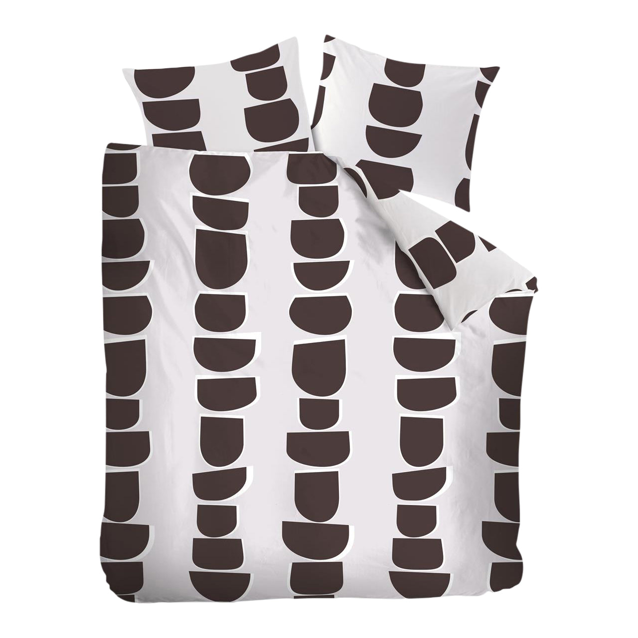 vtwonen Moons Dekbedovertrek 240 x 200/220 cm - Bruin