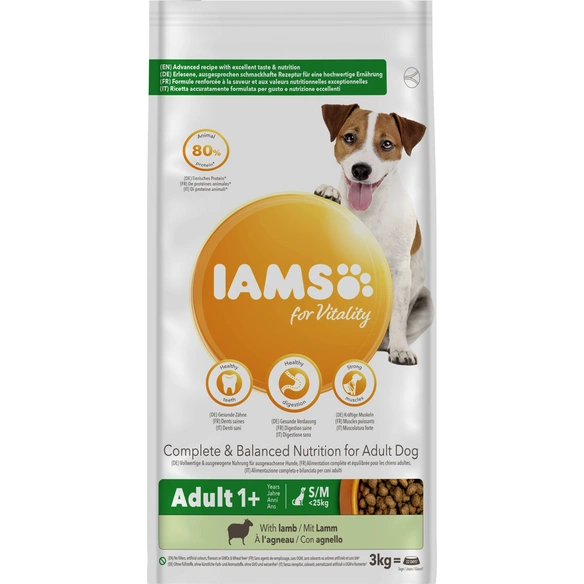 Hundetrockenfutter »Vital«, 1 Stück, je 3 kg, Lamm