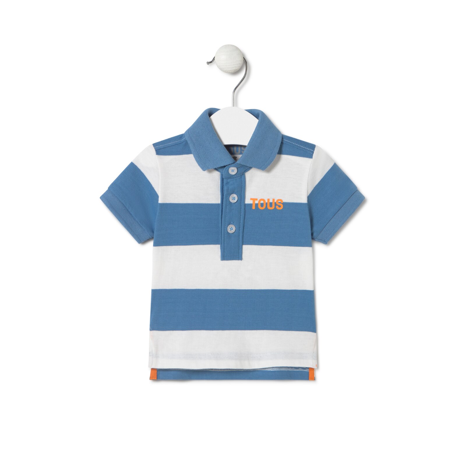 Polo a rayas Casual azul