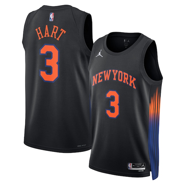 Josh Hart New York Knicks Jordan Brand Unisex  Swingman Jersey - Statement Edition - Black