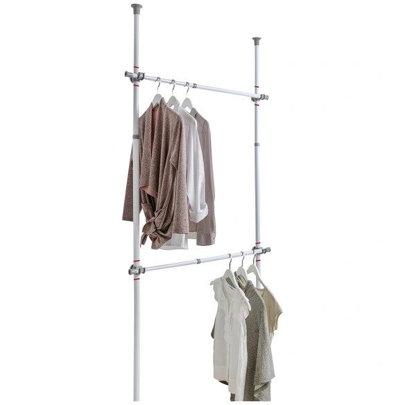 Kleiderstange Maße (B/T x H): je Ø 3 x 75 - 120 cm