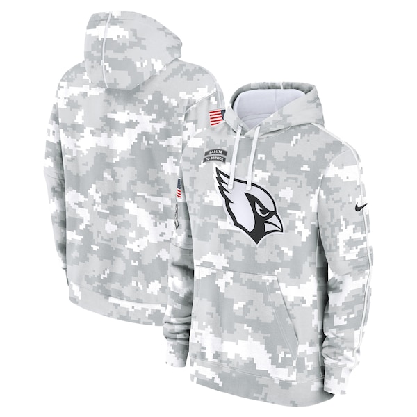 Arizona Cardinals Nike 2024 Salute to Service Club Fleece Pullover Hoodie - Arctic Camo
