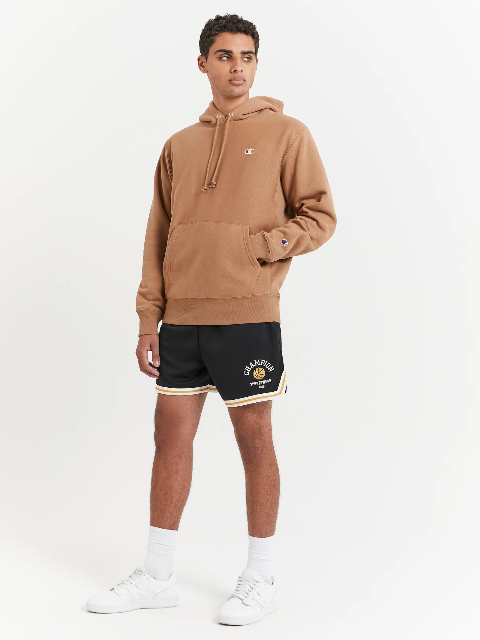 Reverse Weave C Logo Hoodie