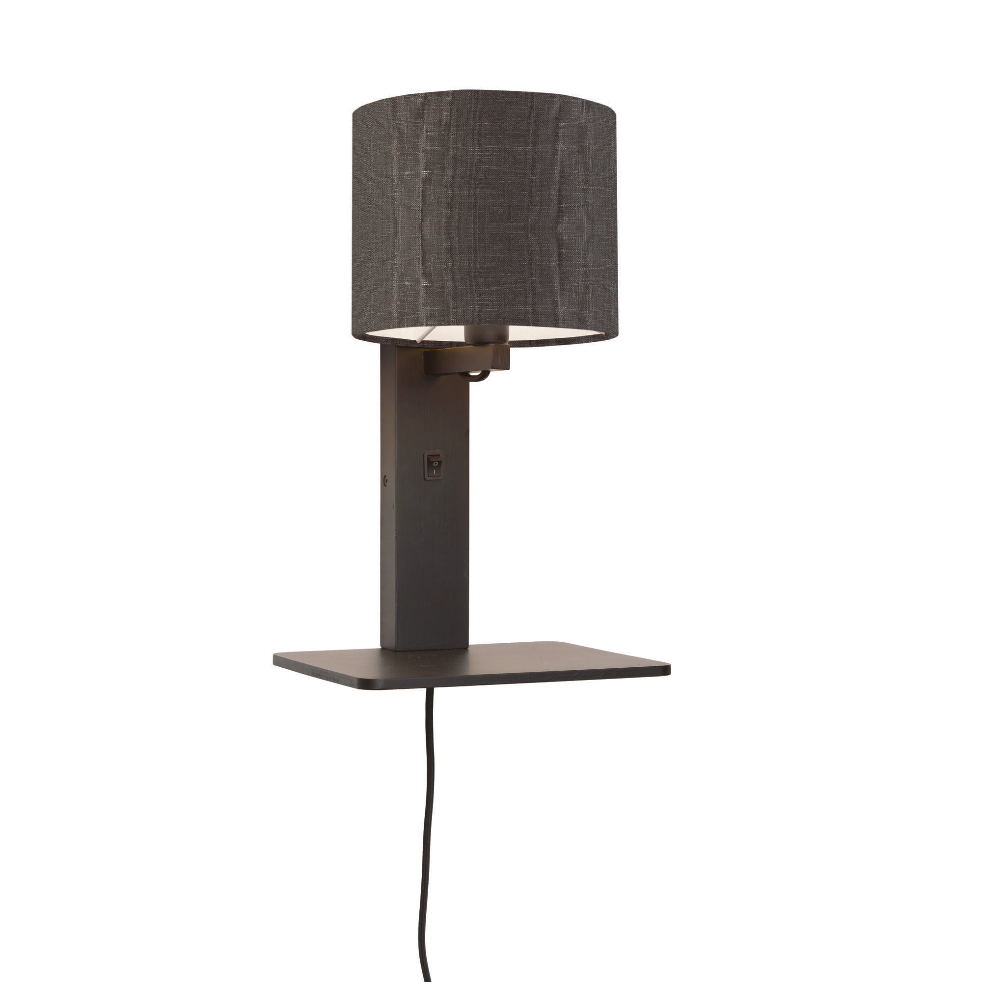 GOOD&MOJO wandlamp Andes - zwart - 19x24x36cm