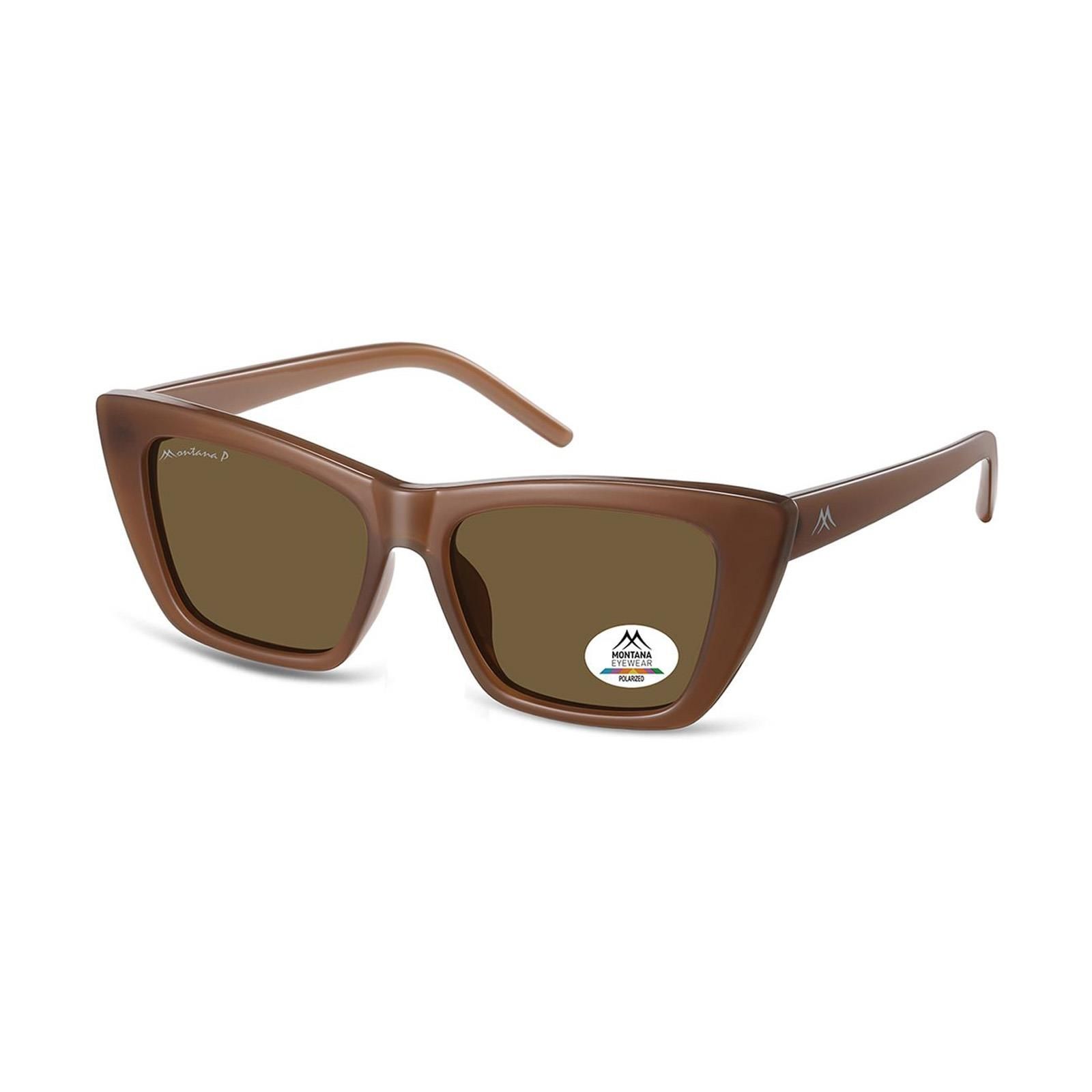 montana Cat Eye Brown Brown Polarized MP64
