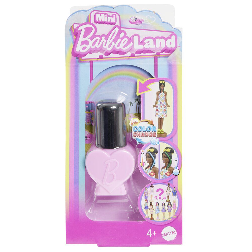 Barbie Mini Land Reveal vernis poupée (5 modèles)