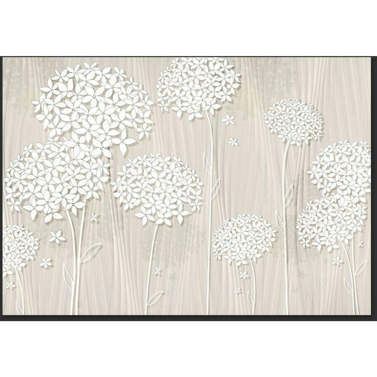 - Papier peint délicatesse crémeuse 350 x 245 cm