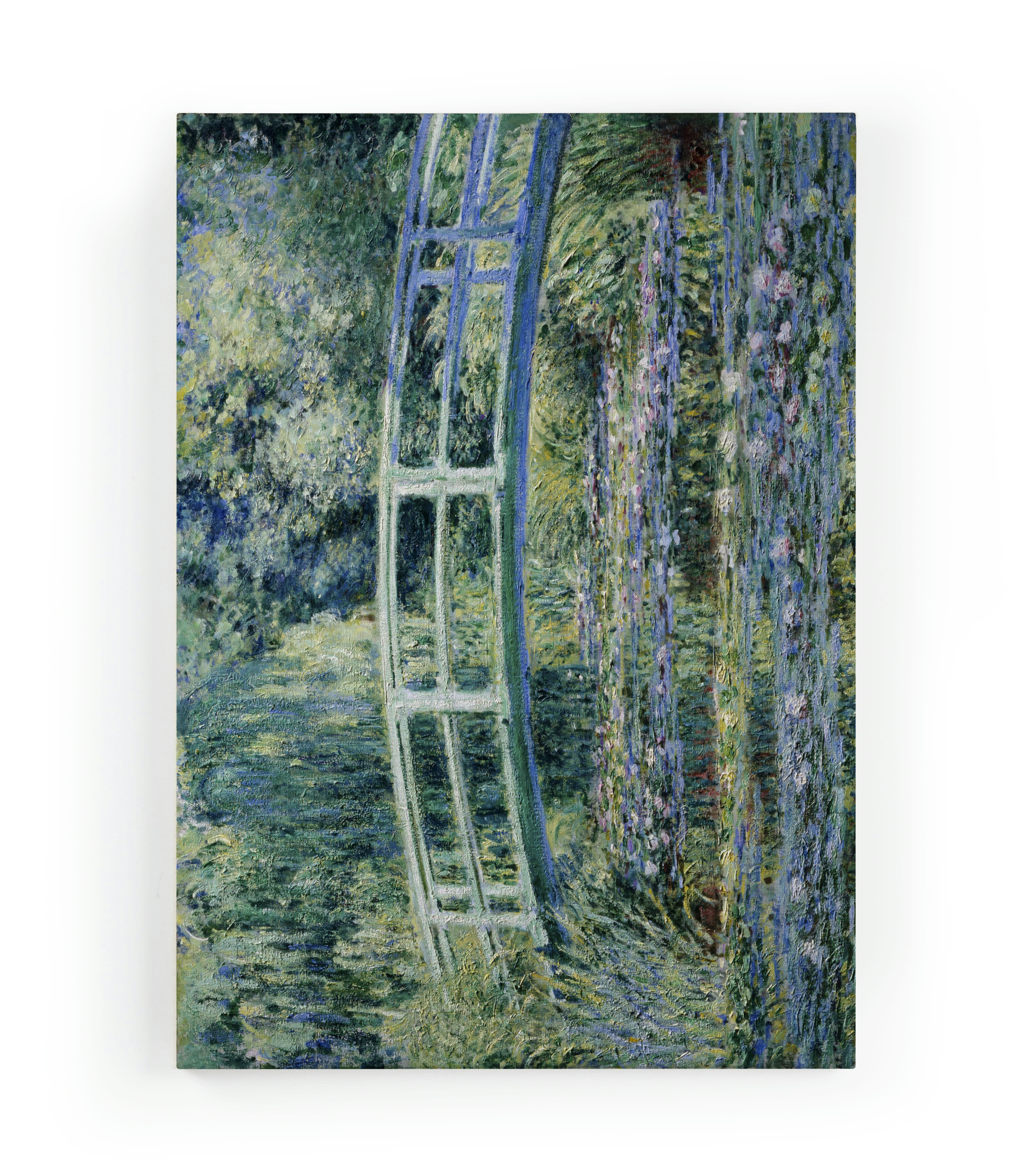 WATER LILIES - Peinture sur toile 60x40 imprimé HD nénuphars