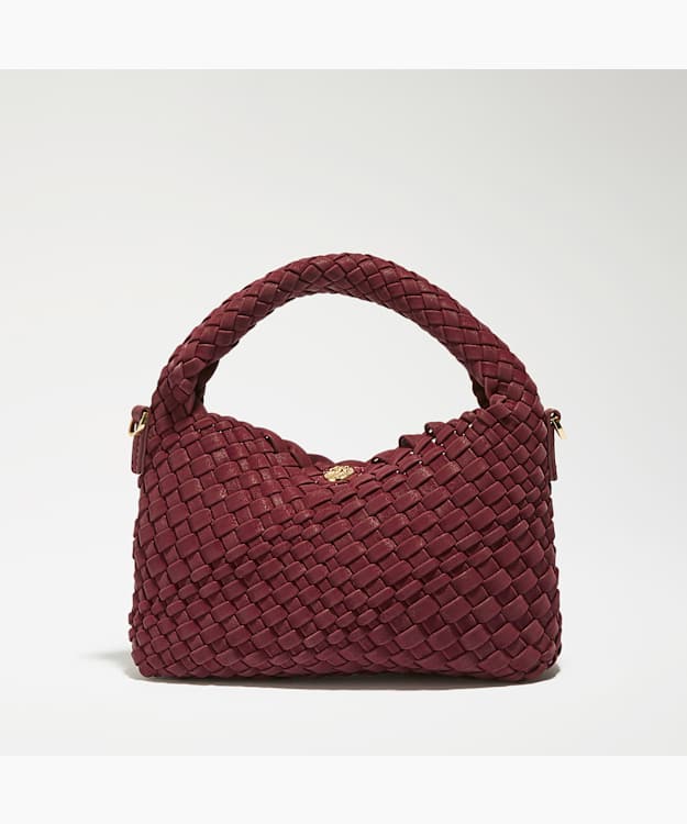 Dinkydeliberate Dark Red - Mini Woven Grab Bag