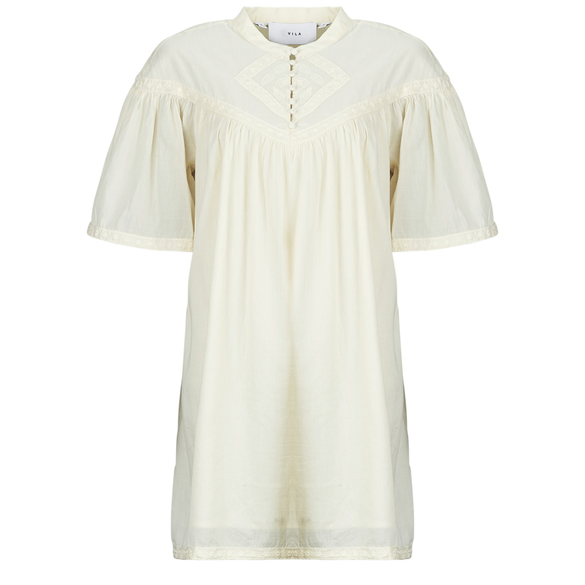 Vila - VIESMA 2/4 SHORT DRESS/C36 - Beige