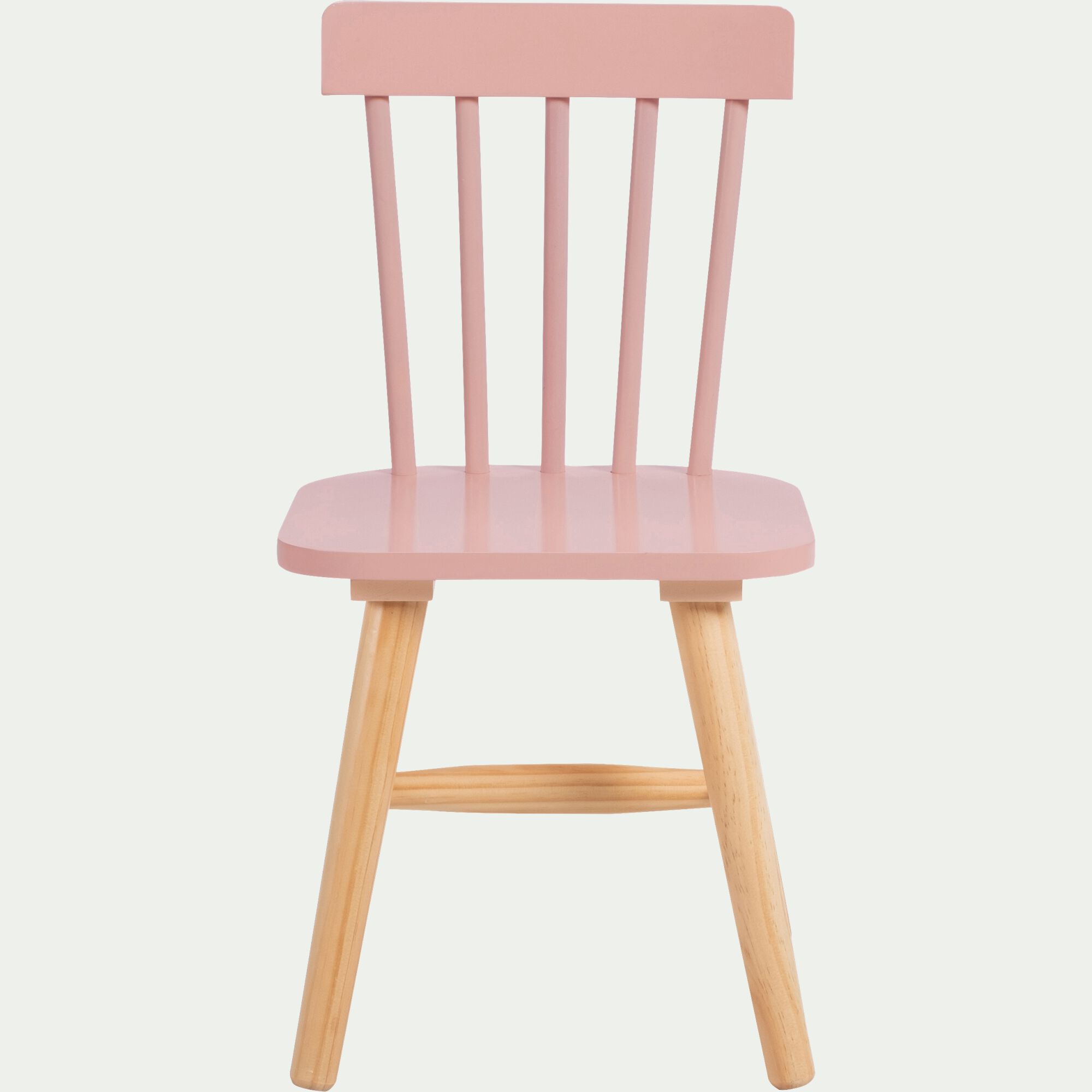 HELGA - Chaise enfant en bois de hêtre - rose sable