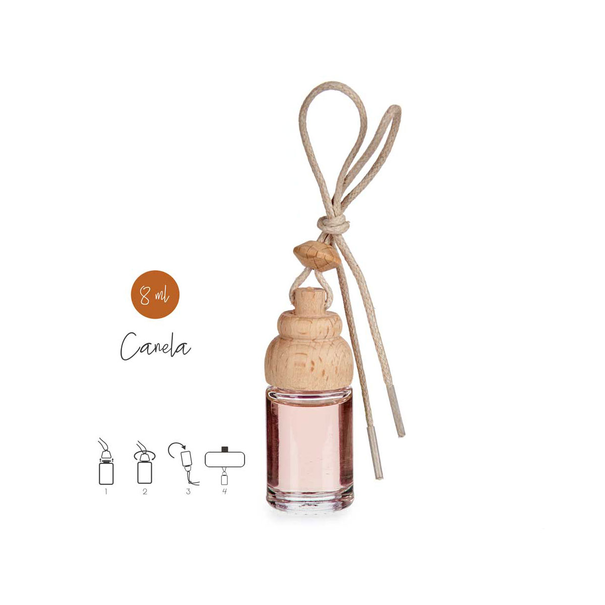 Ambientador auto canela 8ml