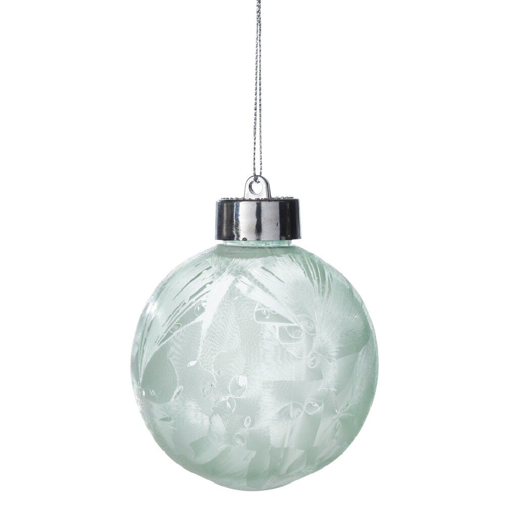 Boule de No&euml;l à effet givré