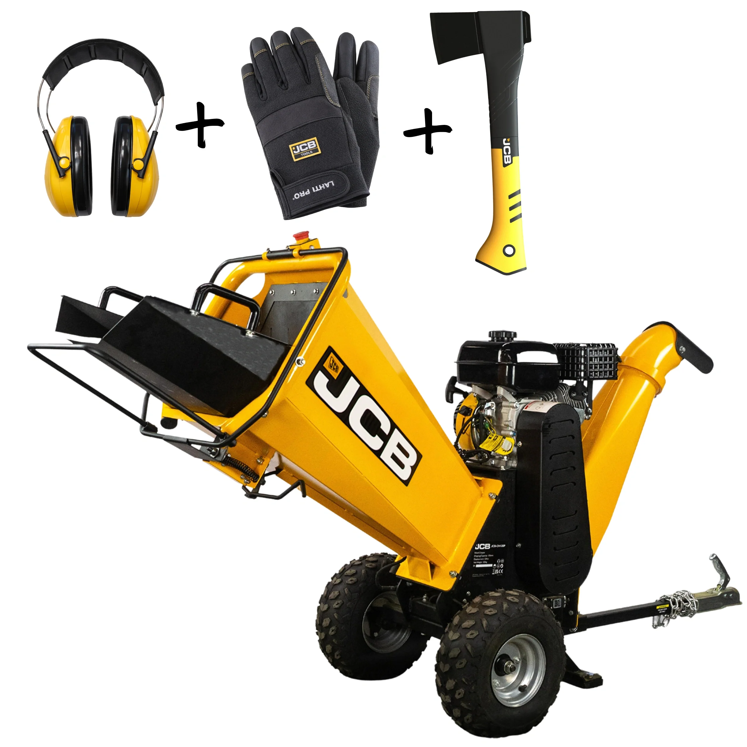 Rębak Do Gałęzi JCB Tools 7,5 KM (Do 100 Mm, Wyrzutnik 360°)