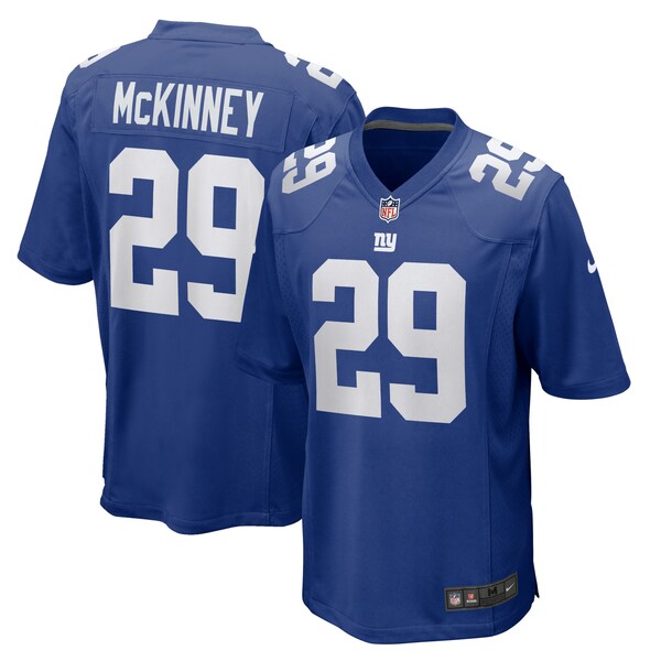 Xavier McKinney New York Giants Nike Game Jersey - Royal/White