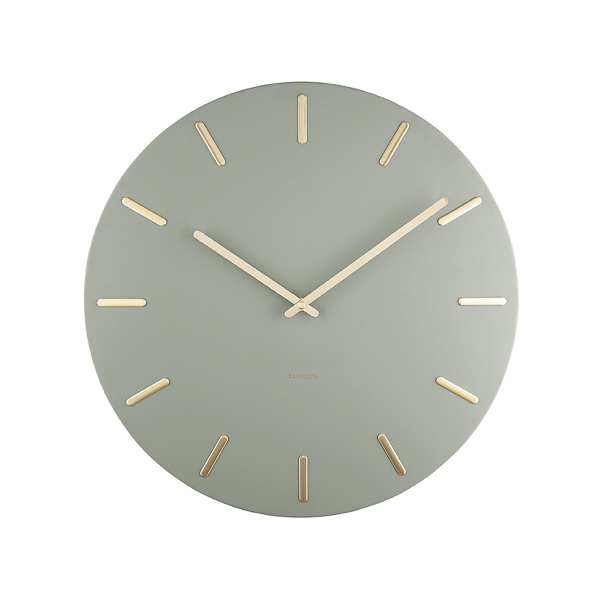 Karlsson wandklok Charm - groen - Ø45cm