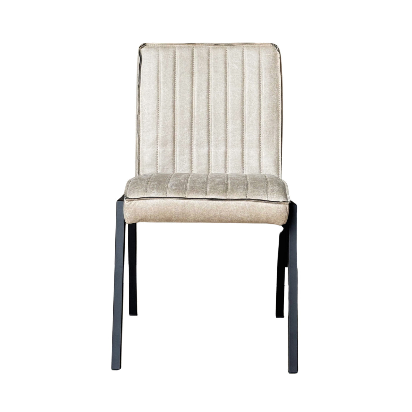 Starfurn Eetkamerstoel Tivoli - Beige Leer - Excl. Armleuning - Set van 2