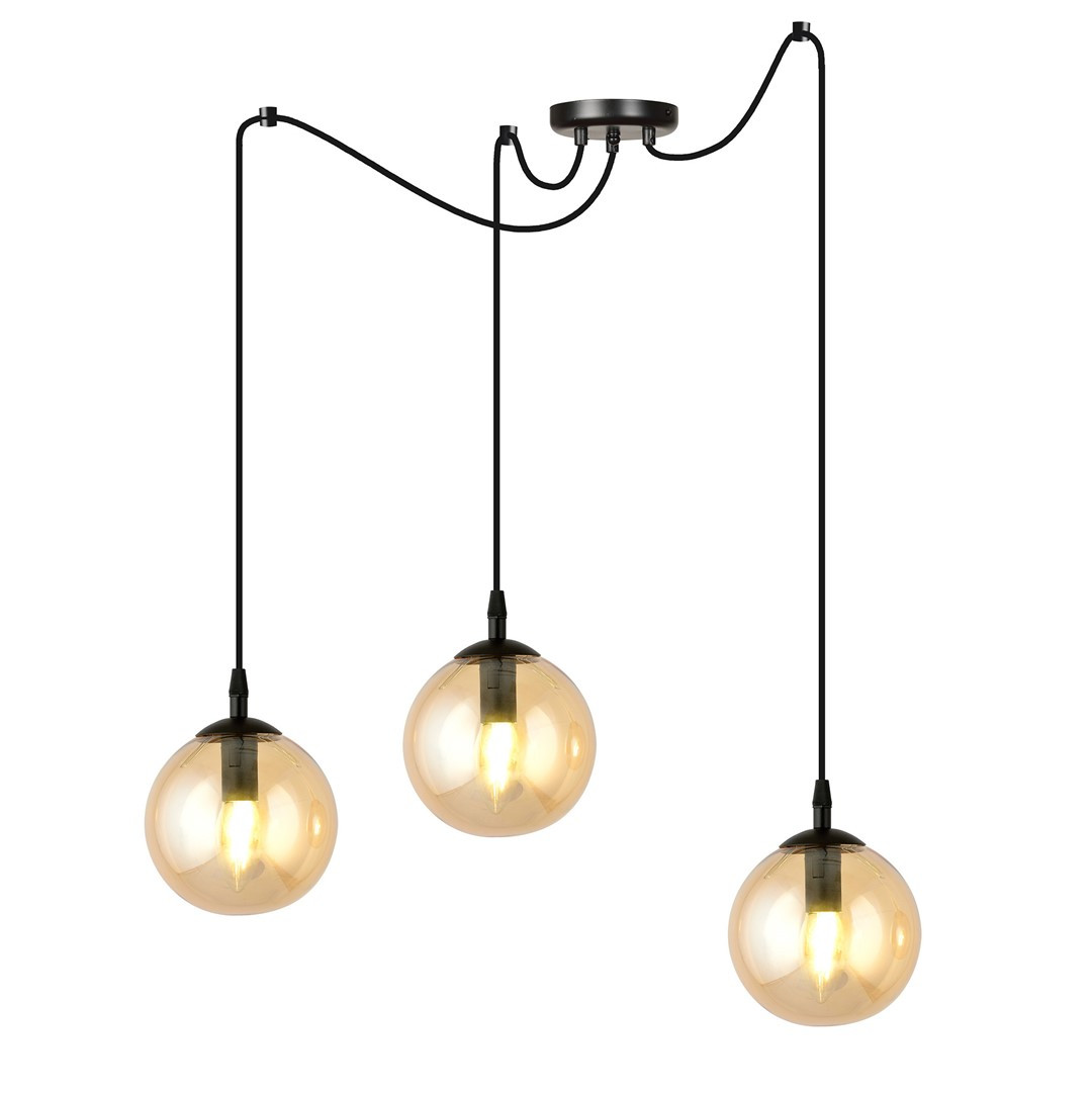 Lampa Wisząca Gigi 3 Bl Miodowy