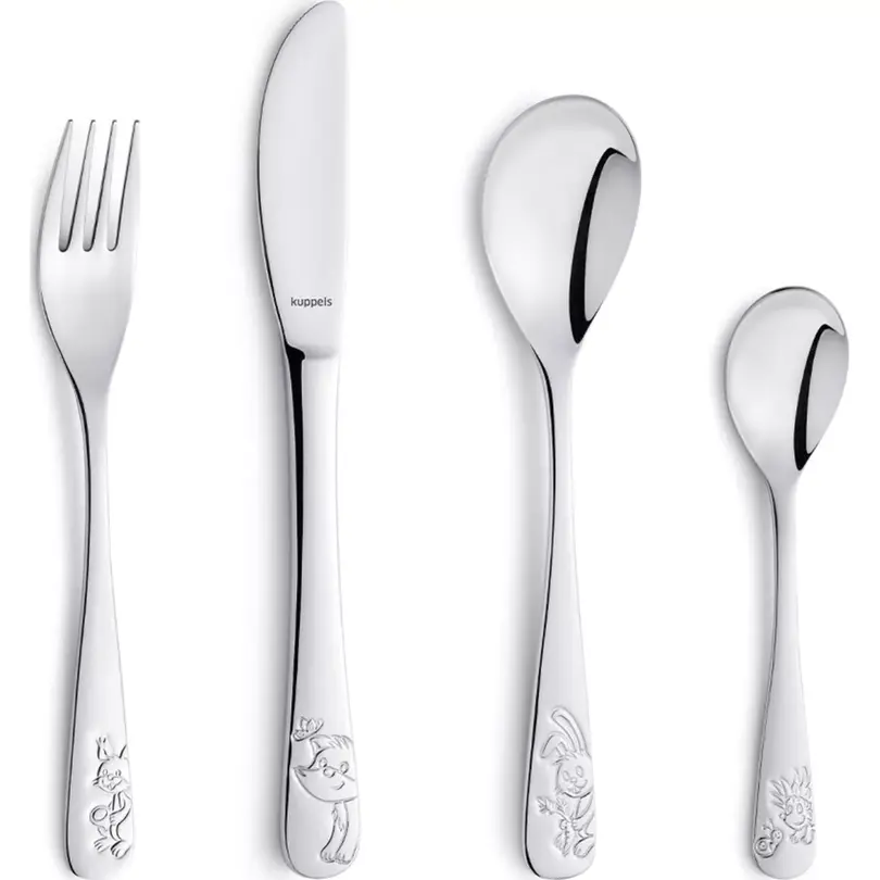 Besteckset 4-teilig Waldfreunde