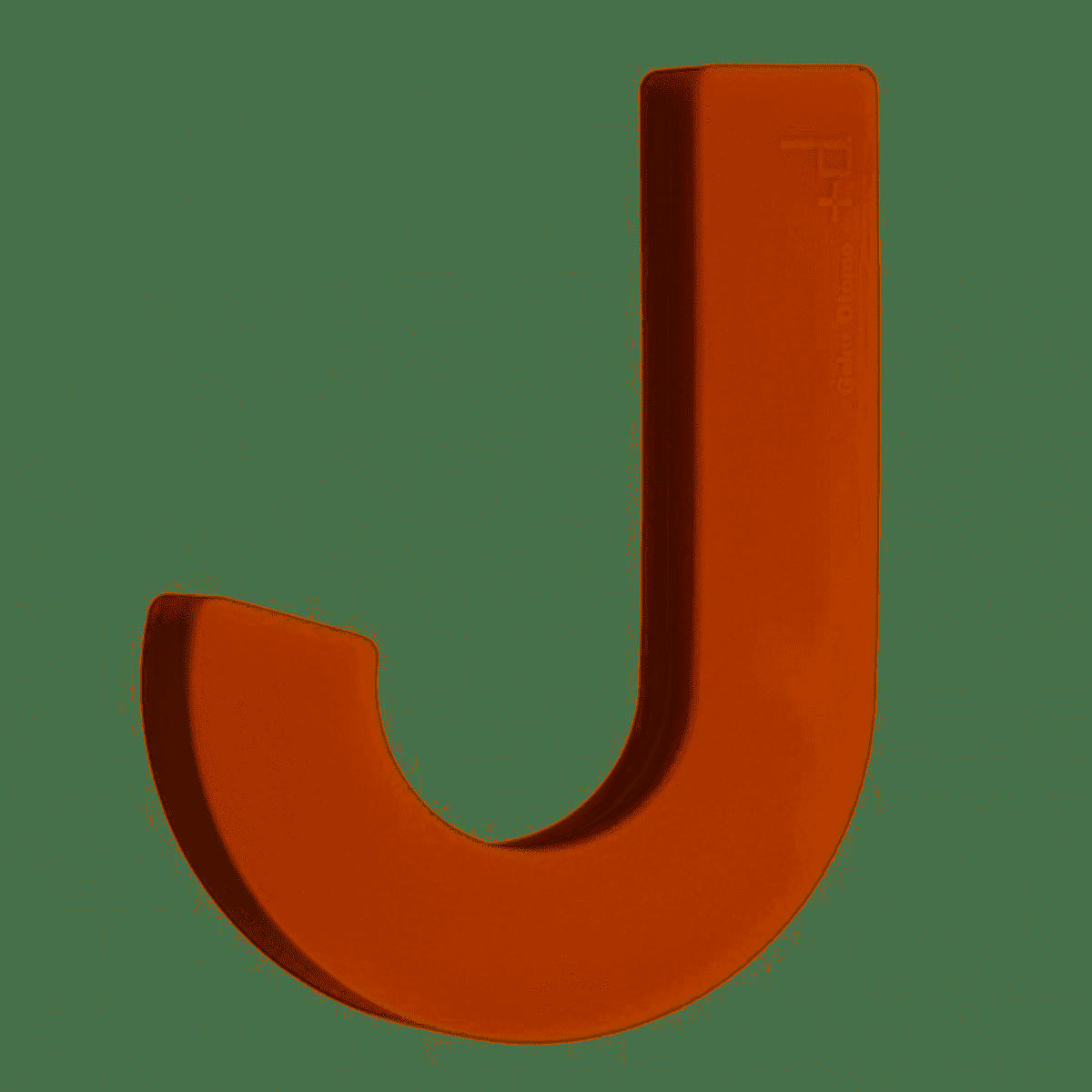 GUMHOOK - Patère design souple en silicone orange