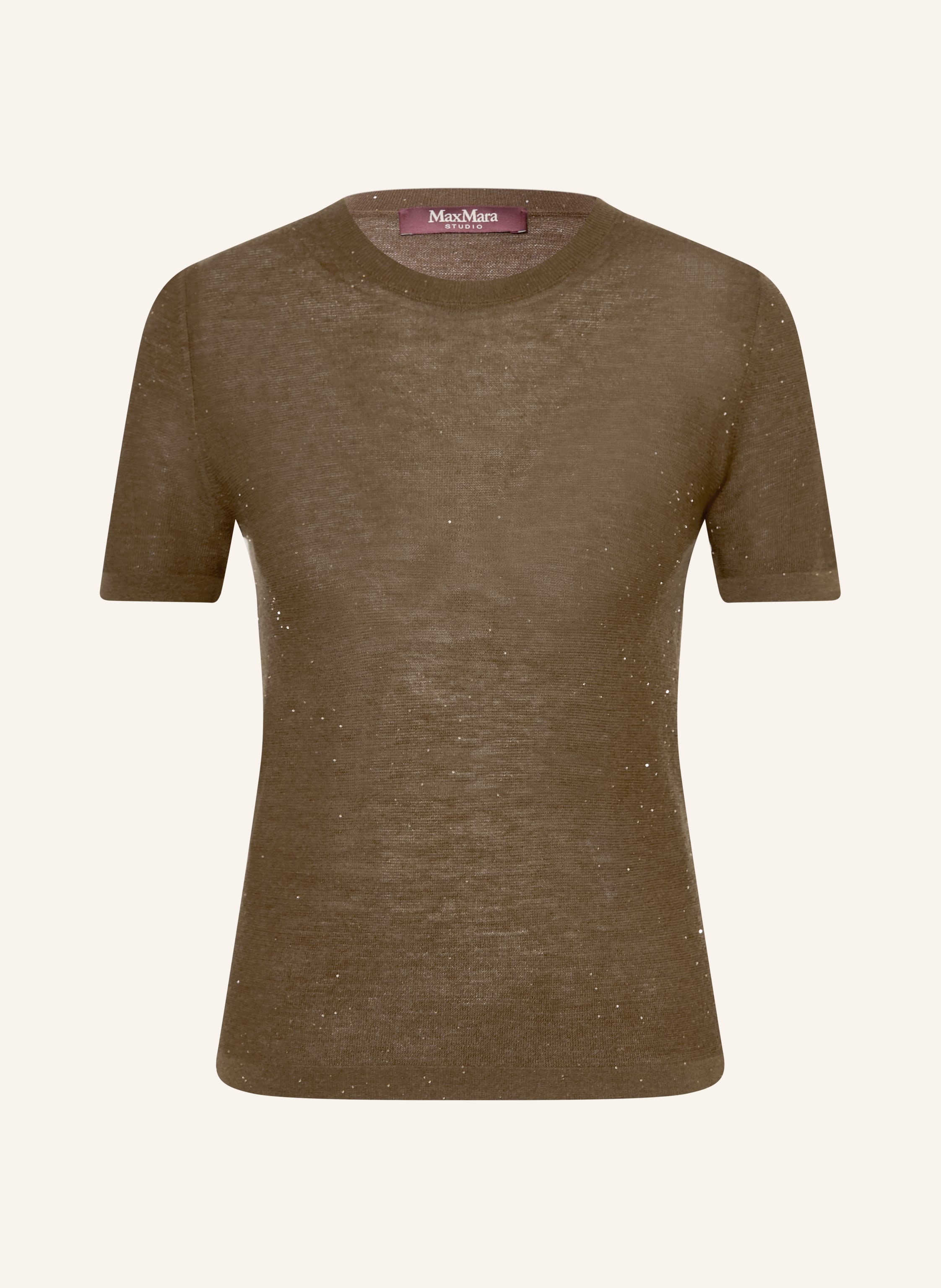 Max Mara STUDIO Strickshirt LEPRE mit Pailletten