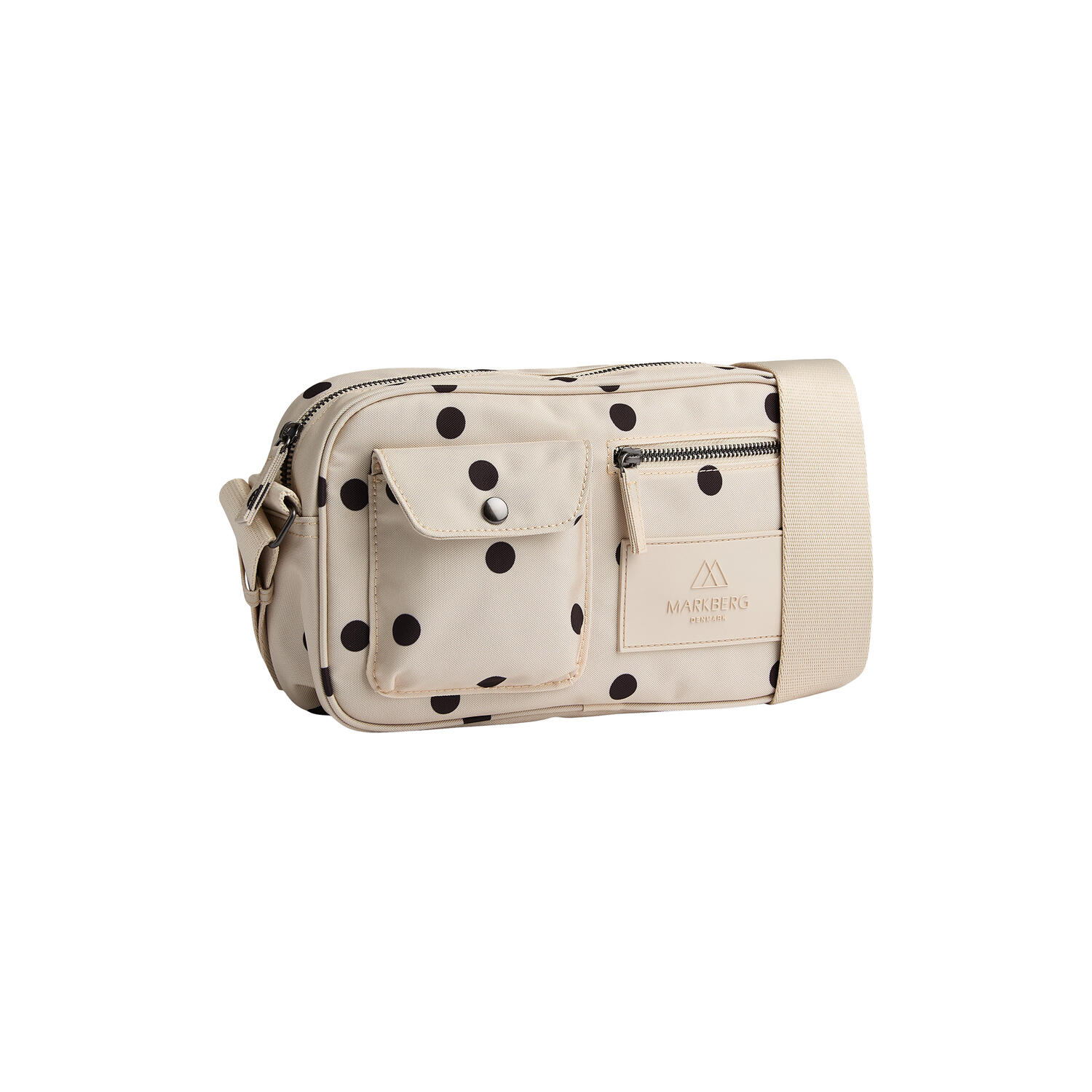 DarlaMBG Crossb. Monochrome, polka dot, creme