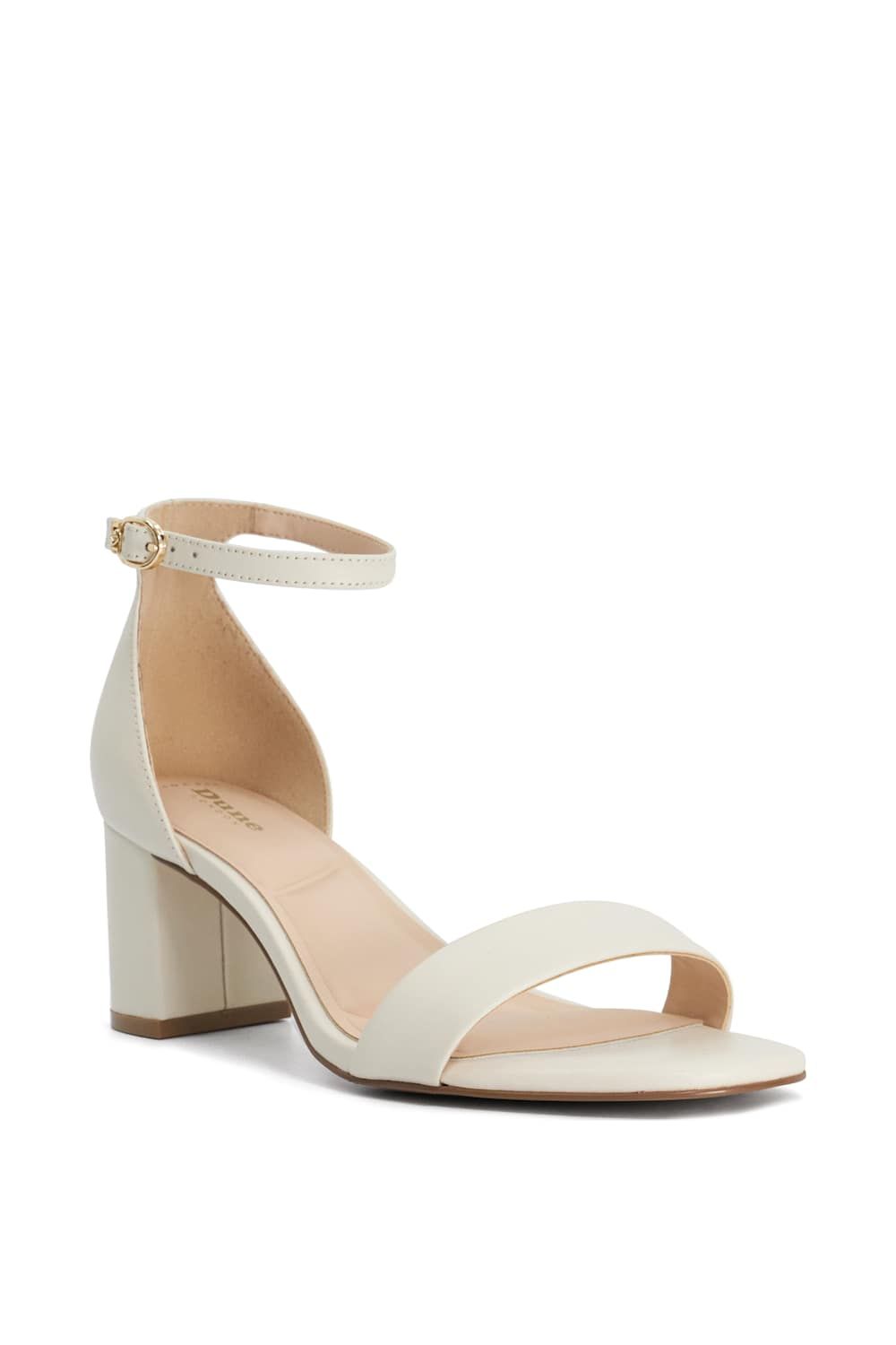 Dune London Wide Fit 'Melins' Leather Sandals