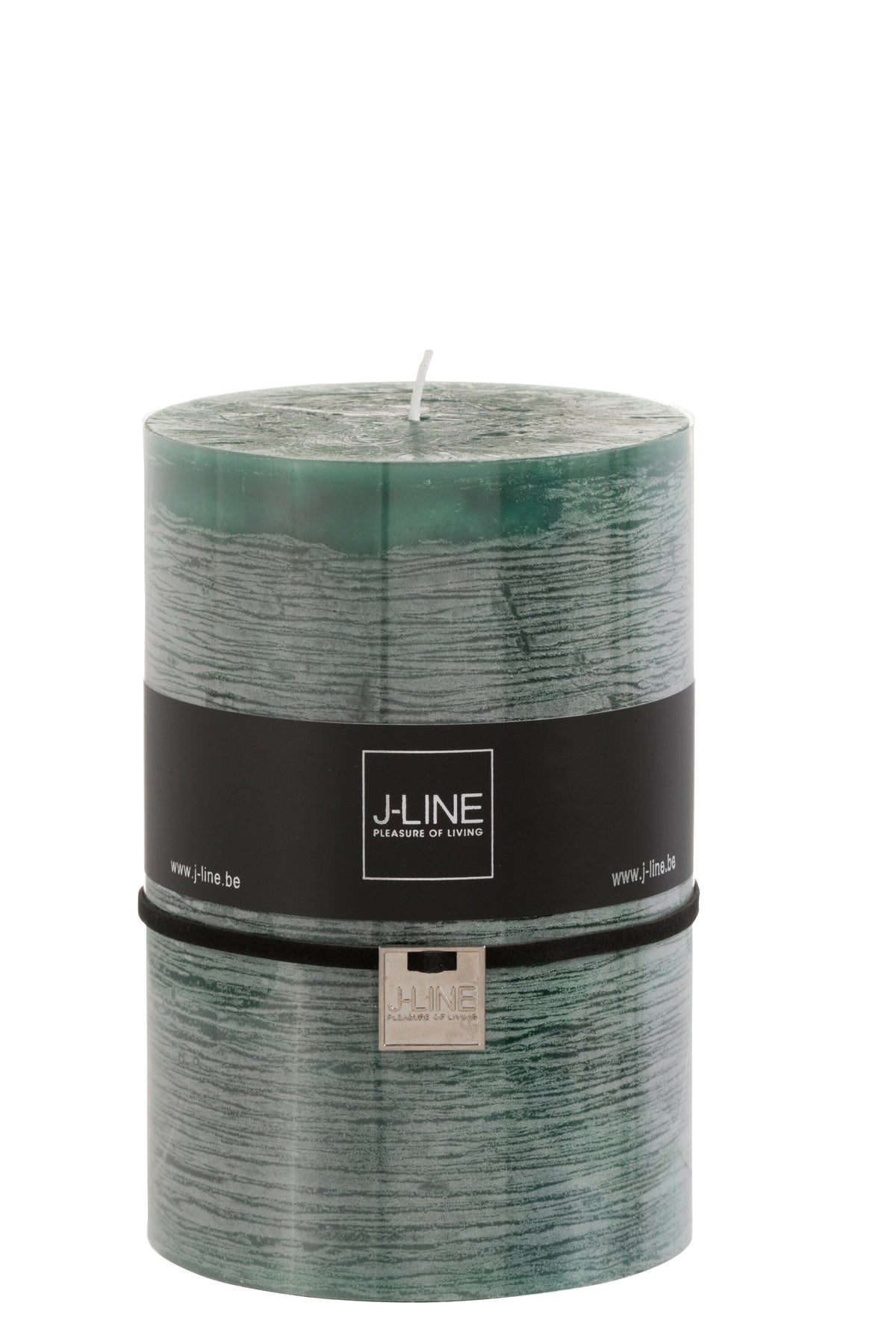 J-Line cilinderkaars - donkergroen - XL - 95U - 6 stuks