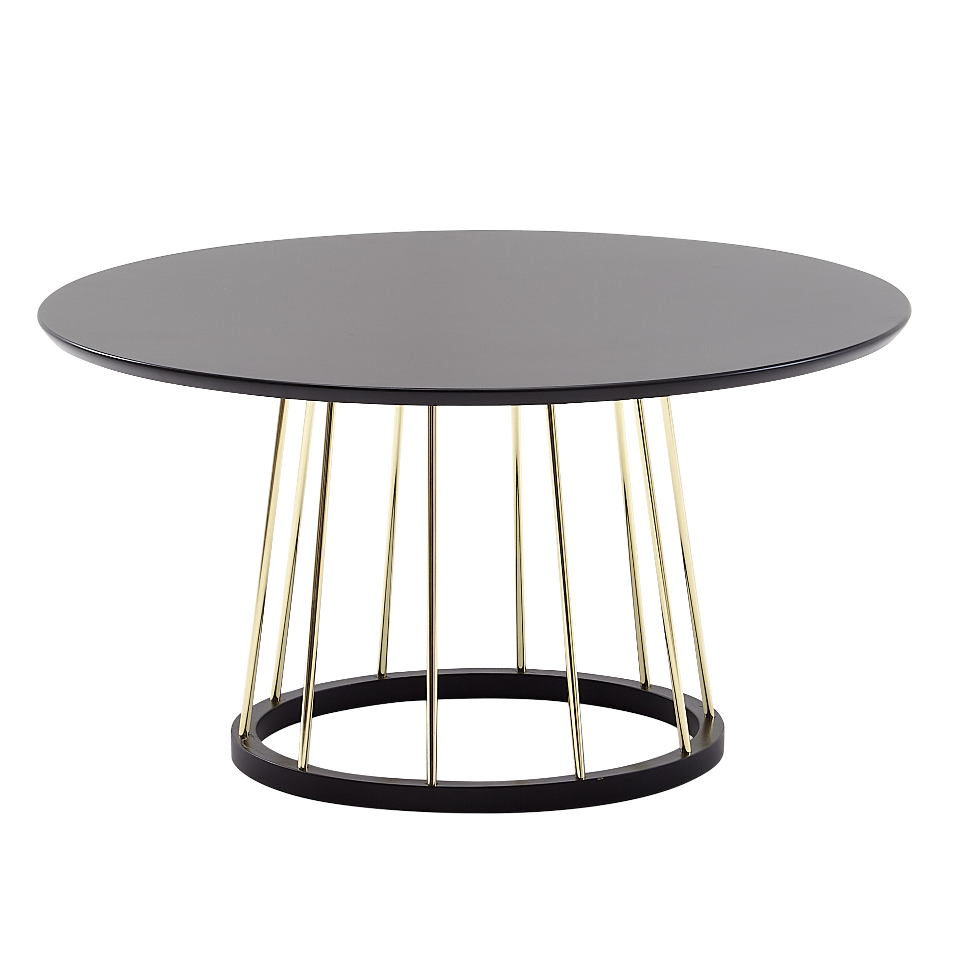 FineBuy Stolik kawowy mdf czarny