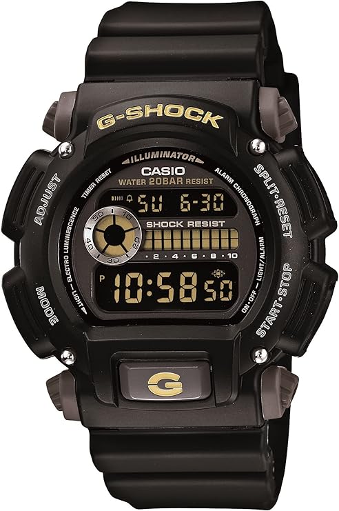 Casio DW9052 Series | Men’s Digital Watch | G-Shock | 1/100 SEC Stop Watch | Countdown Timer | LED Light | 200M WR | Shock Resistant | Multi Alarm | Auto Calendar | Dual Time | 2 Yr Batt
