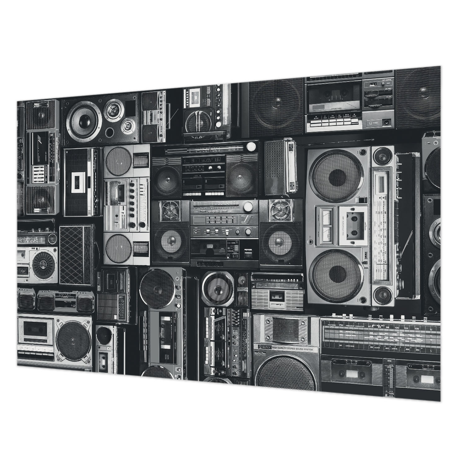 Tapeta Retro radio lekkości nowoczesna design do sypialni 104x70