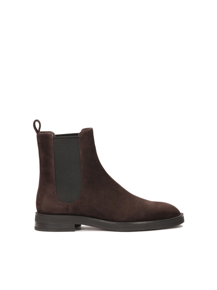 Brown suede Chelsea boots