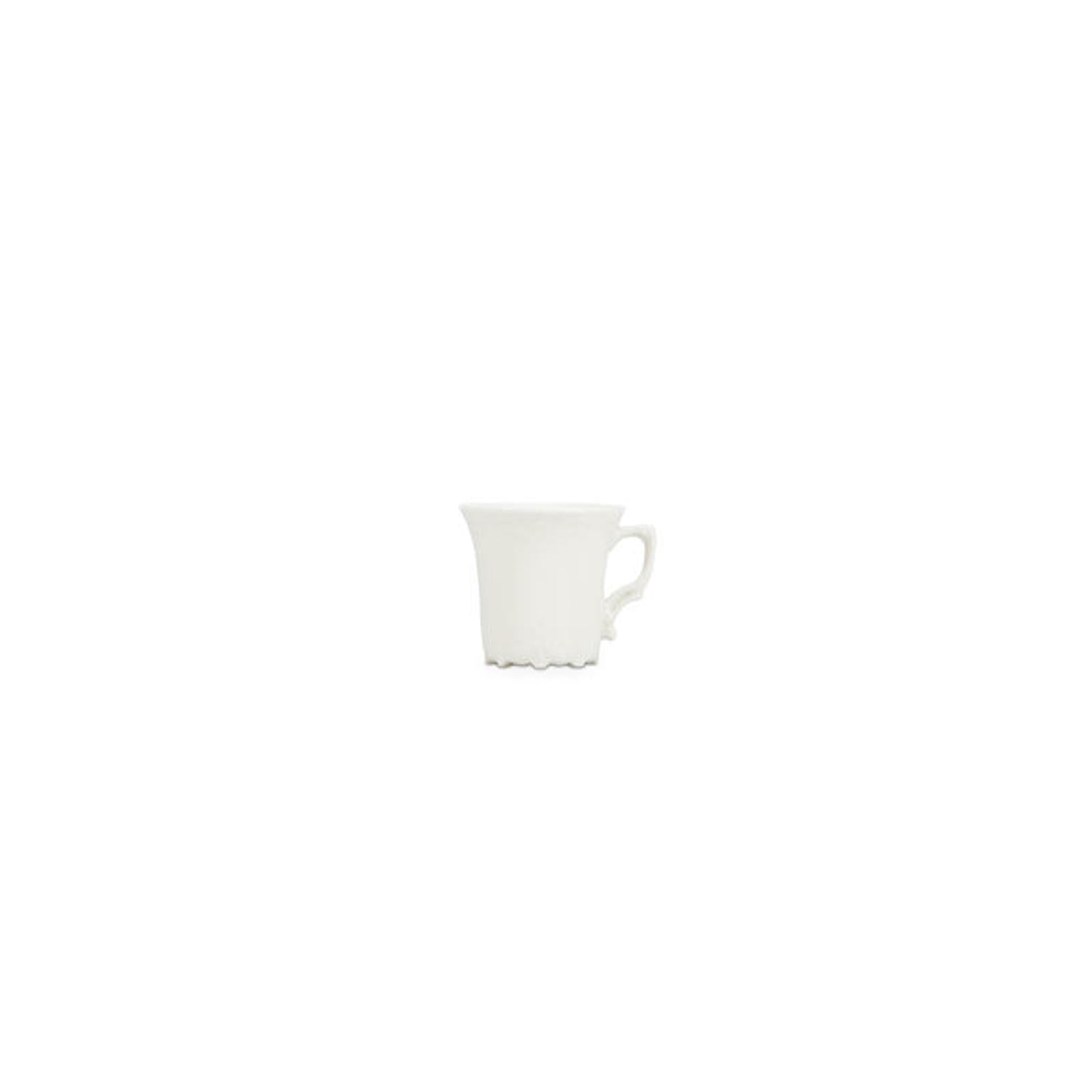 Bonbistro - Mokkakop 11cl ivoor Retro - Set van 6