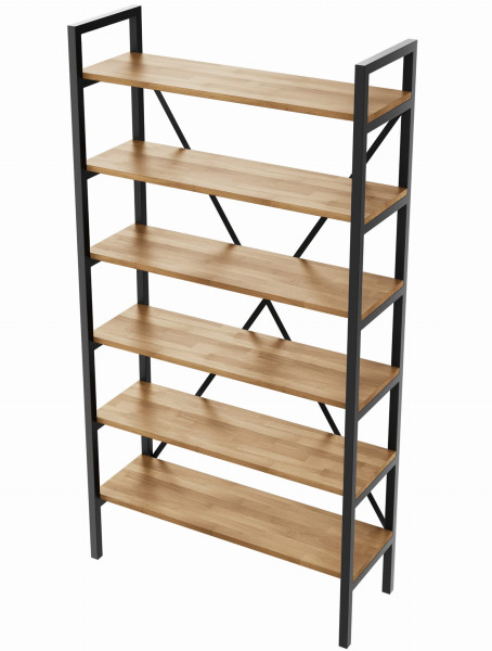 Regał Medium Industrial Loft na książki D6 190x60x30 cm