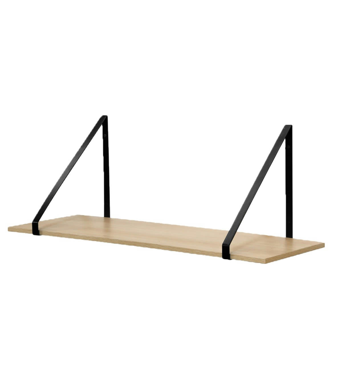 - Étagère murale grande profondeur - P29.5cm - Marron