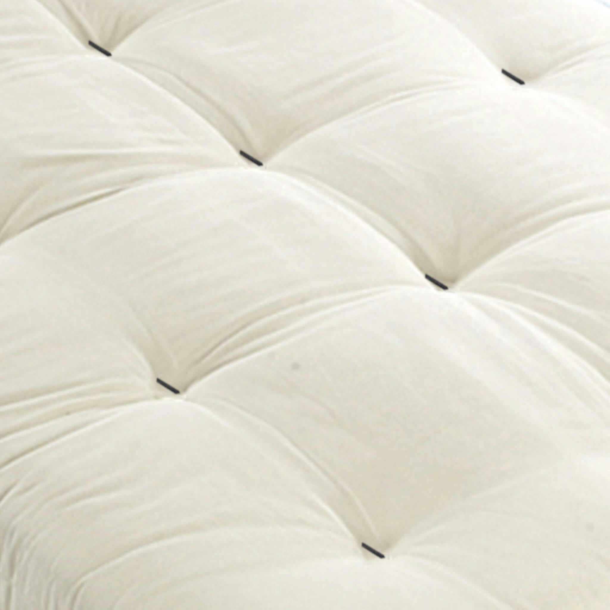 - Matelas futon coeur latex ferme 13cm ecru 90x200