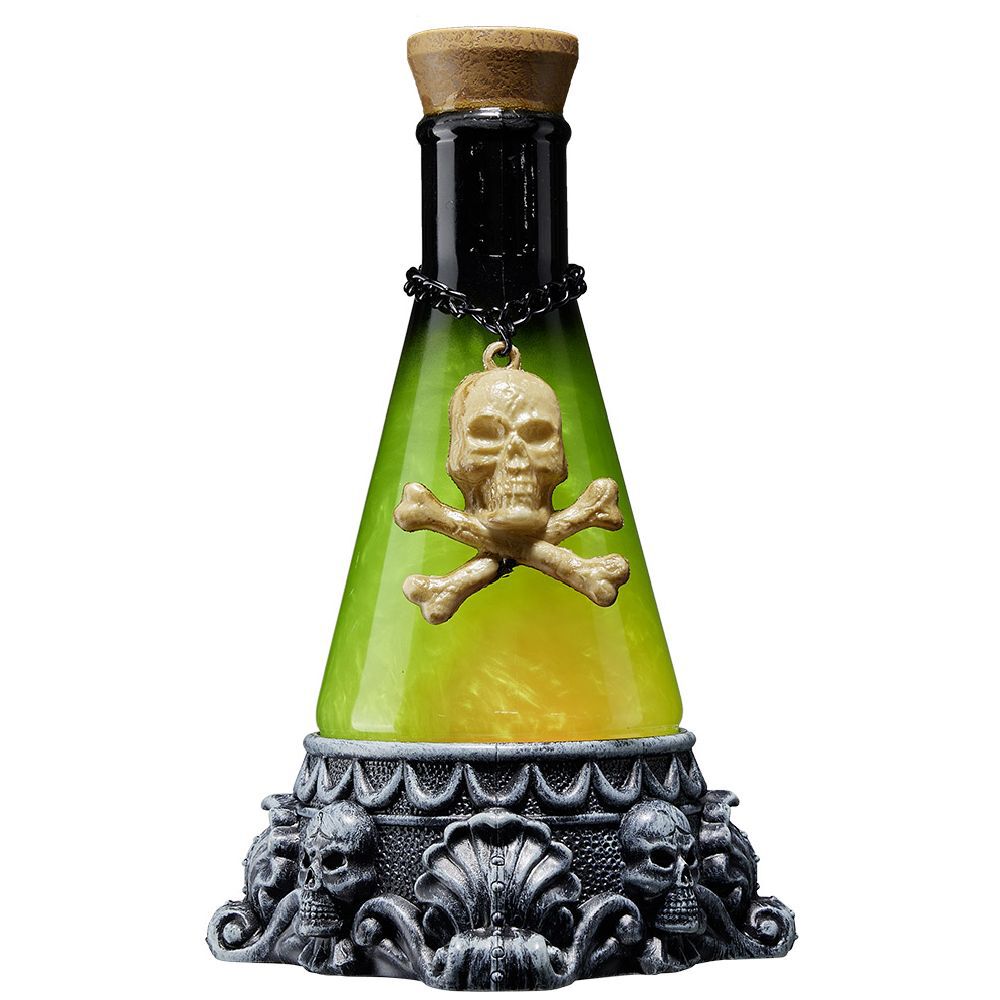 Bouteille poison eau mouvante animée