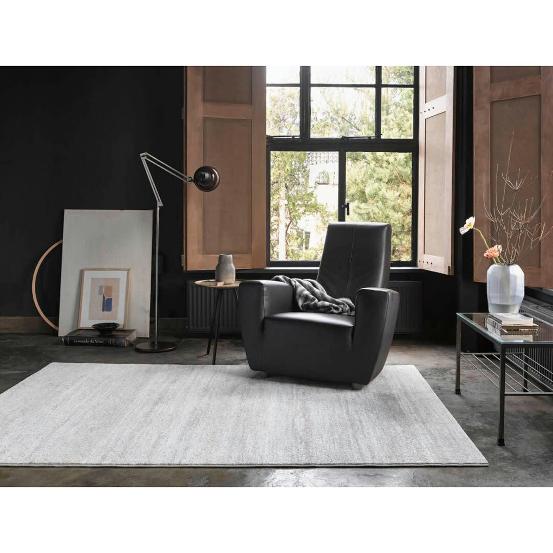 BEACH - Tapis rayé design en polypropylène beige 80x150