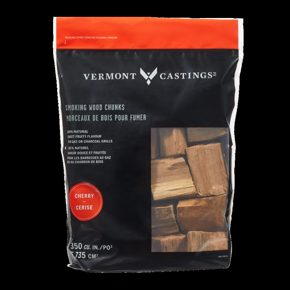Vermont Castings Cherry Flavoured 100% Natural Smoking Wood Chunks For BBQ and Smoker, 4-Lb